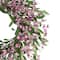 24" Artificial Pea Blossom Floral Pink Spring Wreath